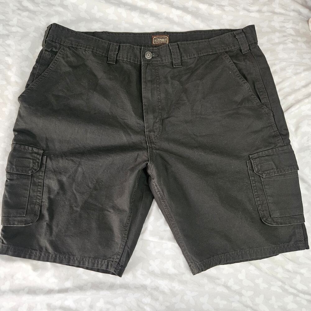 C.E. Schmidt Men's Dark Olive Green Cargo Shorts Size 42 Hiking Gorpcore Utility